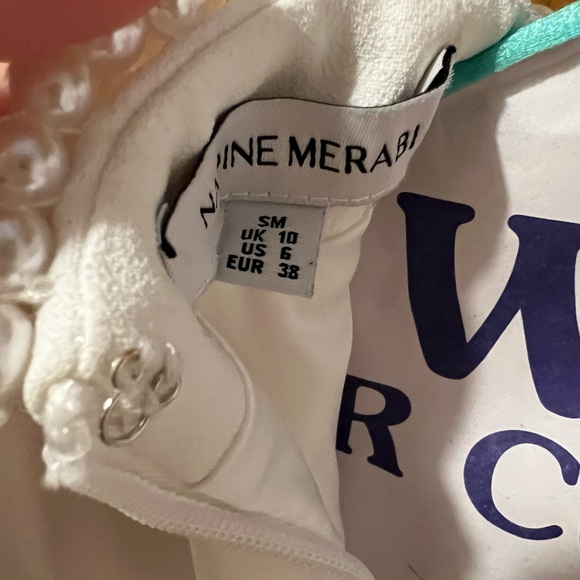 NADINE MERABI ATHENA WHITE DRESS - Picture 2 of 7